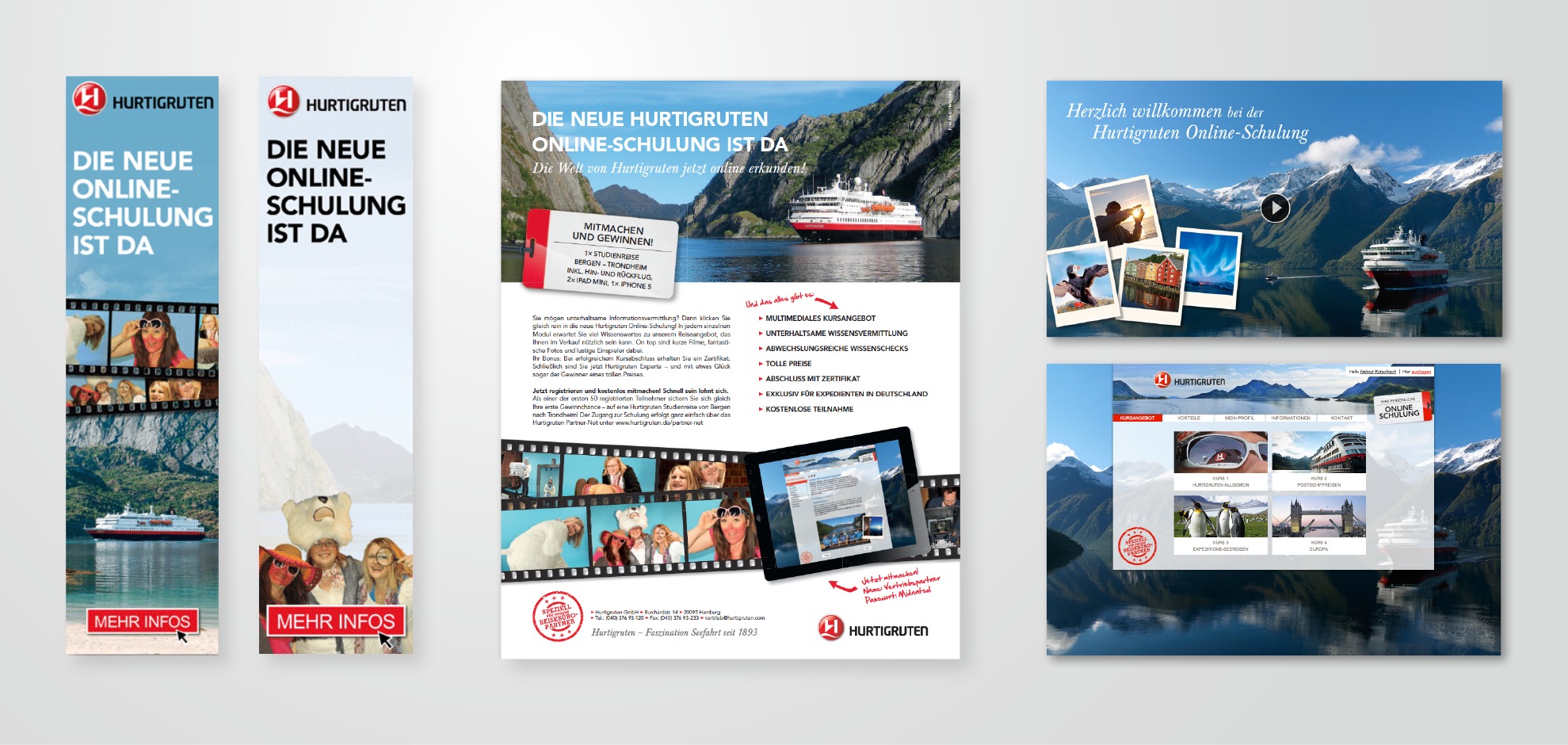 Destinationsmarketing Case Study Hurtigruten | Ankündigung der neuen Online-Schulung